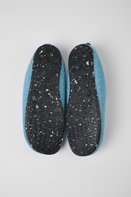 Wabi Blue Wool And Viscose Slippers For Men Camper AU New Arrivals