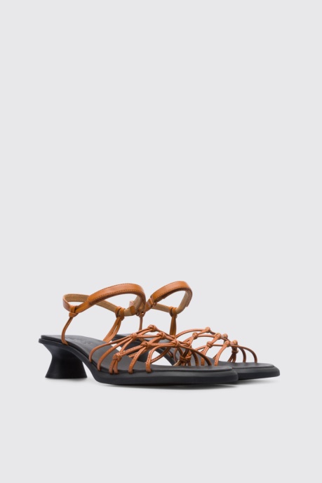 Dina Brown Sandal For Women Exclusive Camper AU