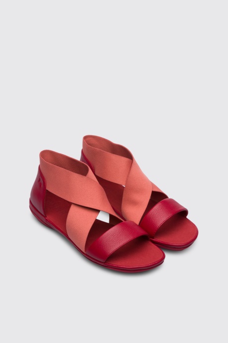 Camper AU Right Red Sandal For Women New Arrivals