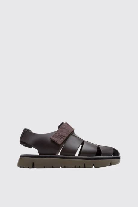 Camper AU Oruga Brown Sandals For Men New Arrivals