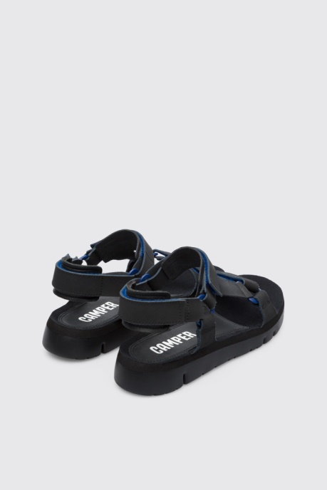 Oruga Black Sporty Strap Sandal For Men Exclusive Camper AU