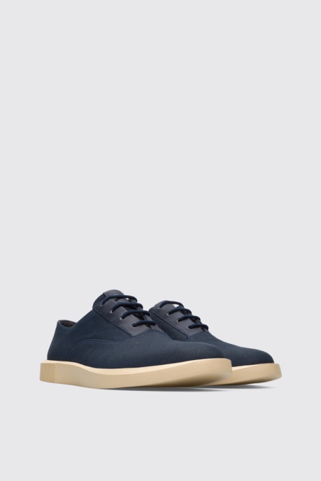 Camper AU Design Bill Navy Oxford For Men