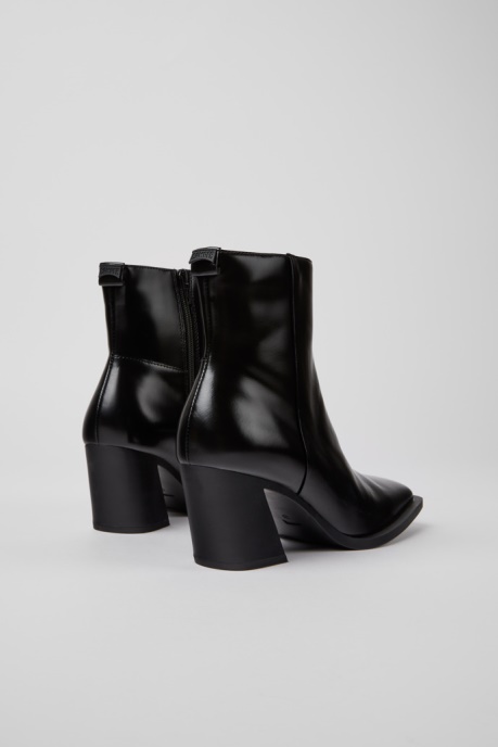 Camper AU Design Karole Black Leather Boots For Women