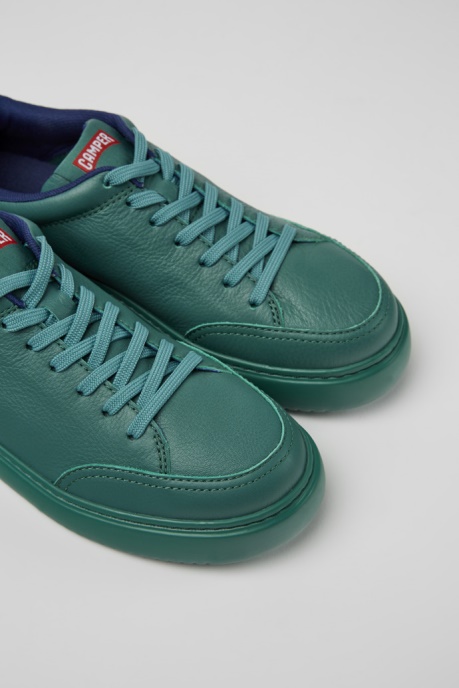 Design Runner K21 Green Leather Sneakers For Women Camper AU