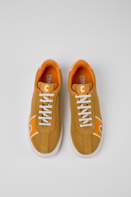 Runner K21 Beige And Orange Sneakers For Women Camper AU New Arrivals