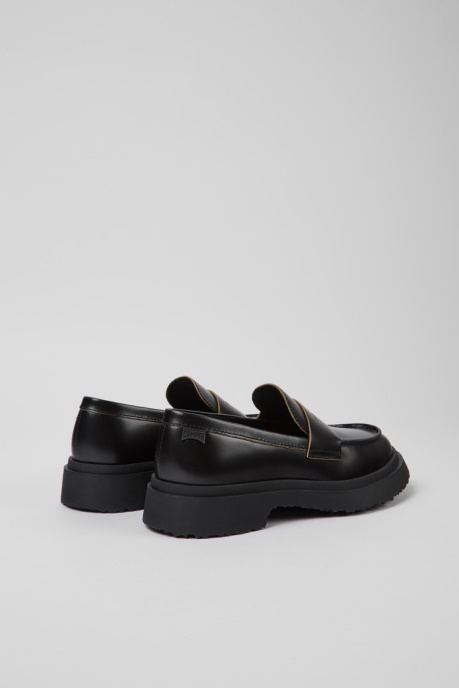 Exclusive Camper AU Walden Black Leather Loafers For Women