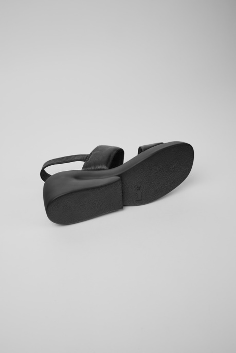 Exclusive Camper AU Kaah Black Leather Sandals For Women