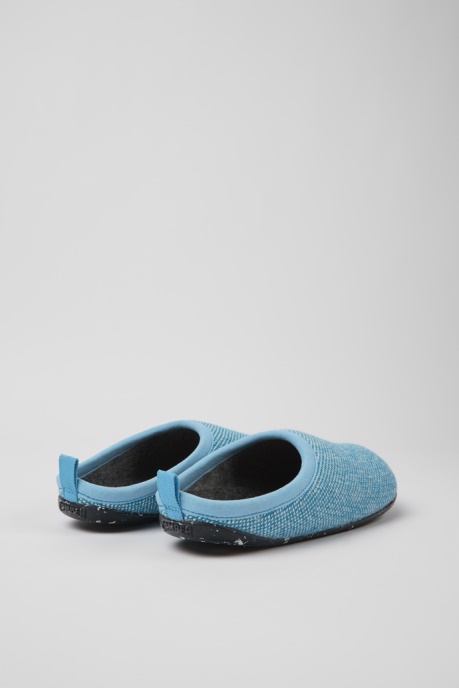 Camper AU Wabi Blue Wool And Viscose Slippers For Women New Arrivals