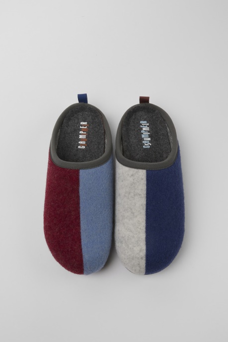 Exclusive Camper AU Twins Multicolored Wool Women's Slippers