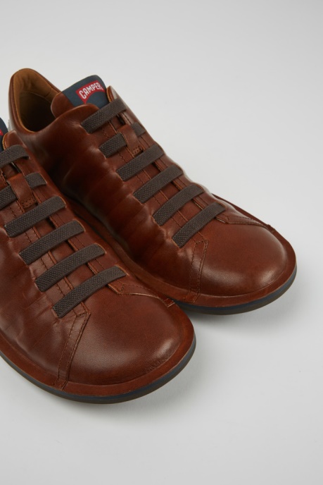 Camper AU Beetle Brown Lightweight Shoe For Men New Arrivals