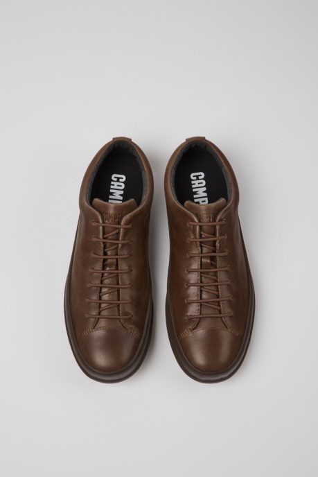 Camper AU Chasis Casual Brown Lace Up Shoe For Men New Arrivals