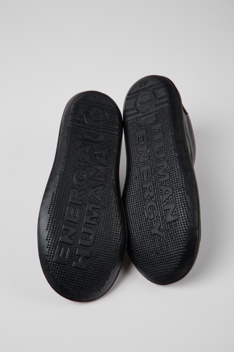 Camper AU Design Beetle Gore-Tex Black Leather Ankle Boots For Men