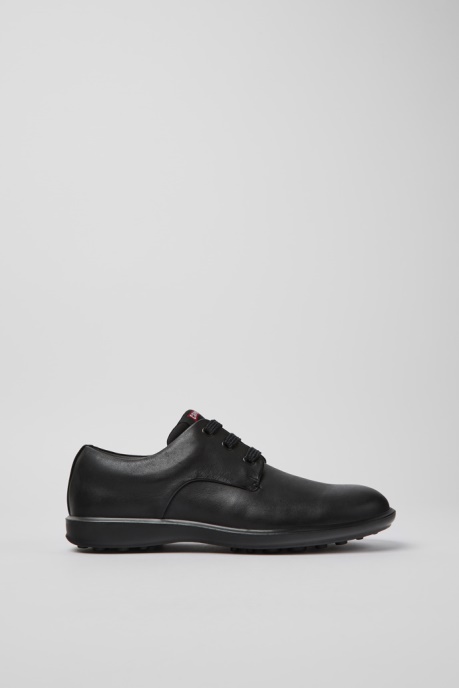 Camper AU Atom Work Black Leather Blucher Shoes New Arrivals