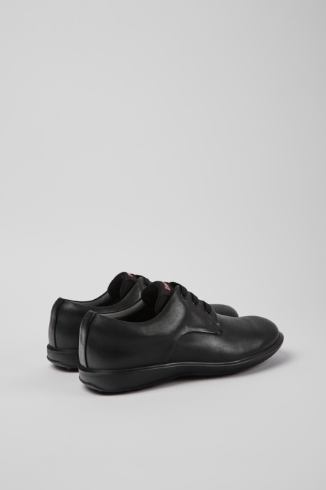 Camper AU Atom Work Black Leather Blucher Shoes New Arrivals