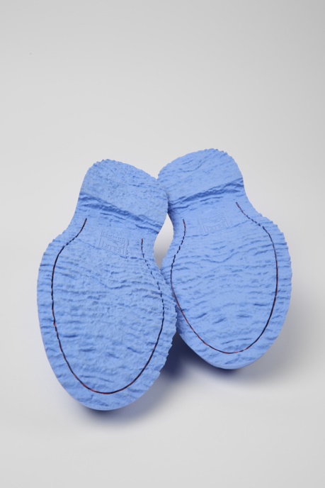 Camper AU Walden Blue Leather Loafers For Men New Arrivals