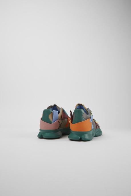 Camper AU Design Twins Multicolored Leather And Nubuck Sneakers For Men