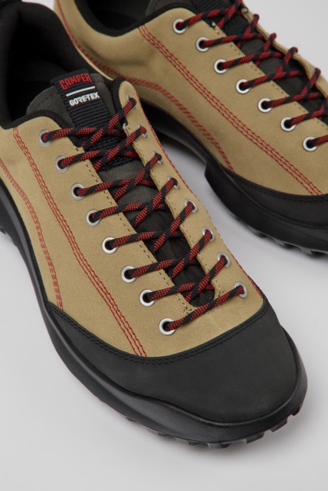 Exclusive Camper AU Crclr Gore-Tex Beige Nubuck And Textile Sneakers For Men