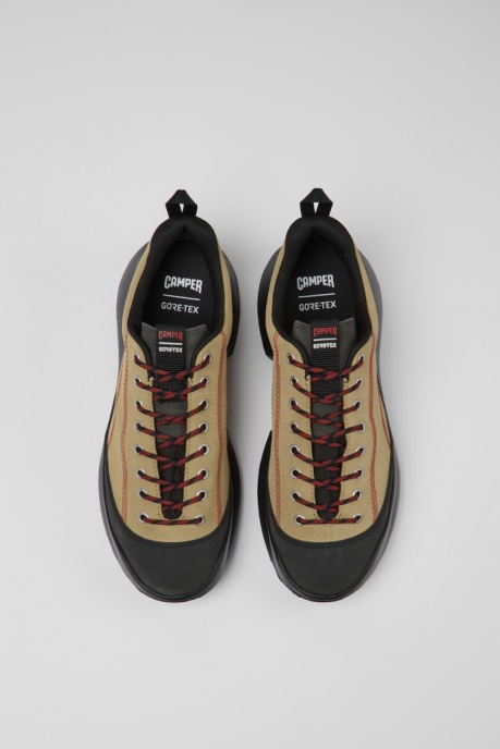 Exclusive Camper AU Crclr Gore-Tex Beige Nubuck And Textile Sneakers For Men