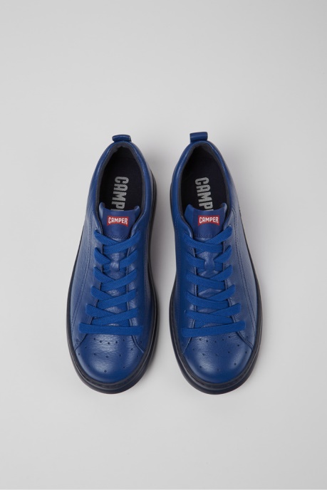 Exclusive Camper AU Runner Blue Leather Sneakers For Men