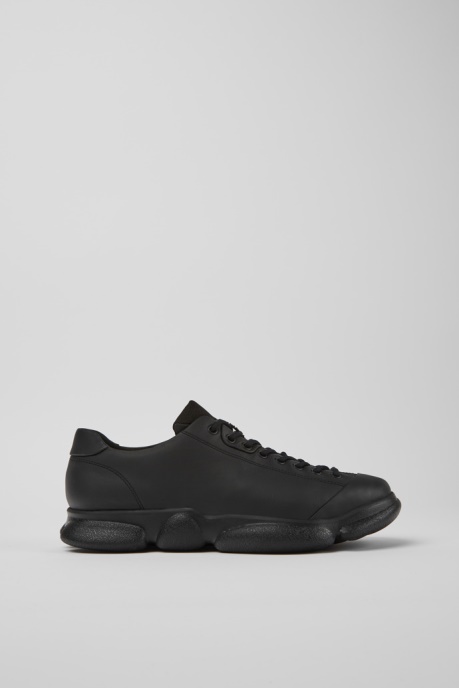 Camper AU Karst Black Leather Shoes For Men New Arrivals