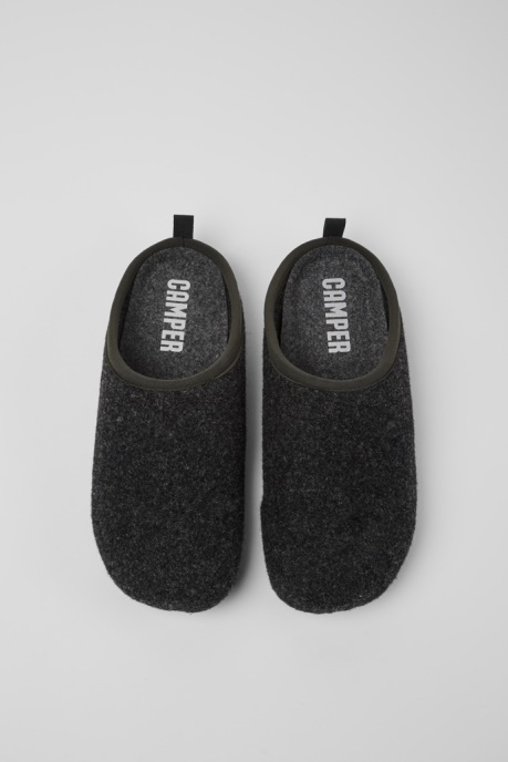 Design Wabi Grey Slippers For Men Camper AU