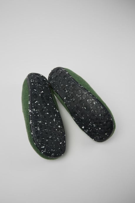 Wabi Green Wool Slippers For Men Camper AU New Arrivals